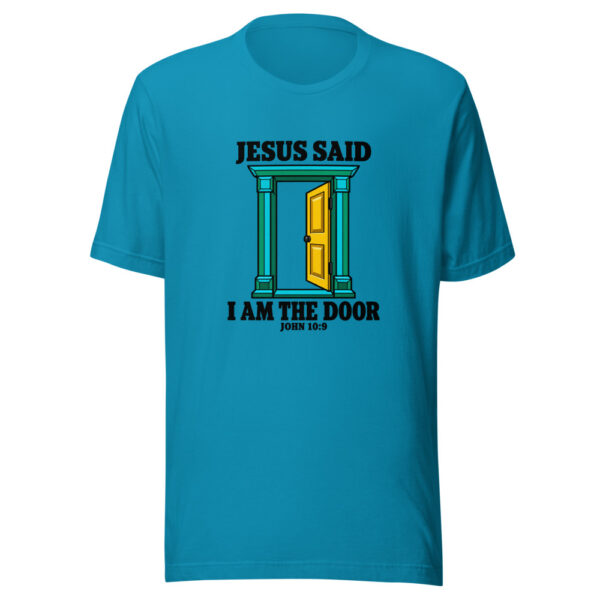 Jesus Said I Am The Door Graphic Tee mockup 2 Jesus Said I Am The Door Graphic Tee mockup 2
