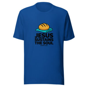 Jesus Sustains The Soul Graphic Tee front view