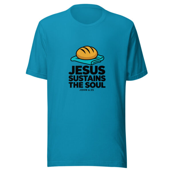 Jesus Sustains The Soul Graphic Tee mockup 2