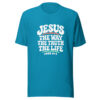 Jesus The Way The Truth The Life Graphic Tee mockup 2 Jesus The Way The Truth The Life Graphic Tee mockup 2