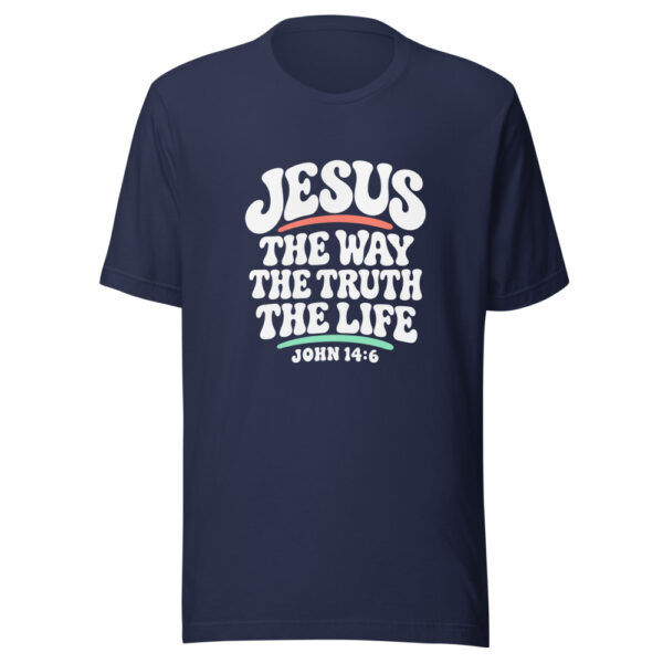 Jesus The Way The Truth The Life Graphic Tee mockup 6 Jesus The Way The Truth The Life Graphic Tee mockup 6