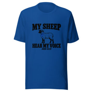 My Sheep Hear My Voice Graphic Tee mockup 1 My Sheep Hear My Voice Graphic Tee front view