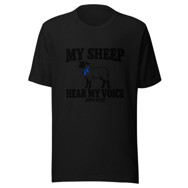 My Sheep Hear My Voice Graphic Tee mockup 4 My Sheep Hear My Voice Graphic Tee mockup 4