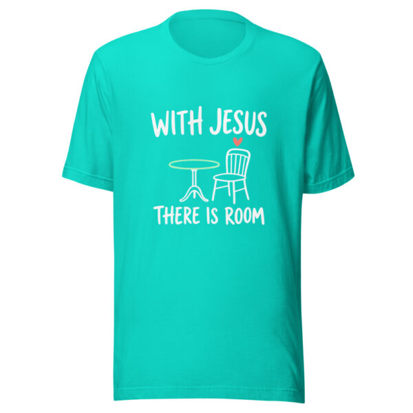 With Jesus There Is Room Graphic Tee mockup 1 With Jesus There Is Room Graphic Tee front view