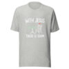 With Jesus There Is Room Graphic Tee mockup 7 With Jesus There Is Room Graphic Tee mockup 7