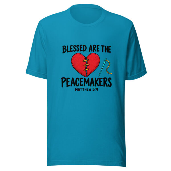 Blessed Are The Peacemakers Graphic Tee mockup 1 Blessed Are The Peacemakers Graphic Tee front view