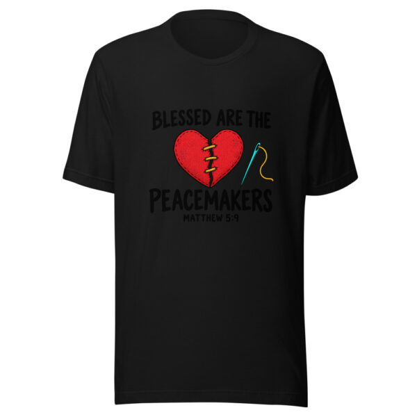 Blessed Are The Peacemakers Graphic Tee mockup 5 Blessed Are The Peacemakers Graphic Tee mockup 5