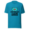 Jesus Gives Love A Lasting Address Graphic Tee mockup 2 Jesus Gives Love A Lasting Address Graphic Tee mockup 2