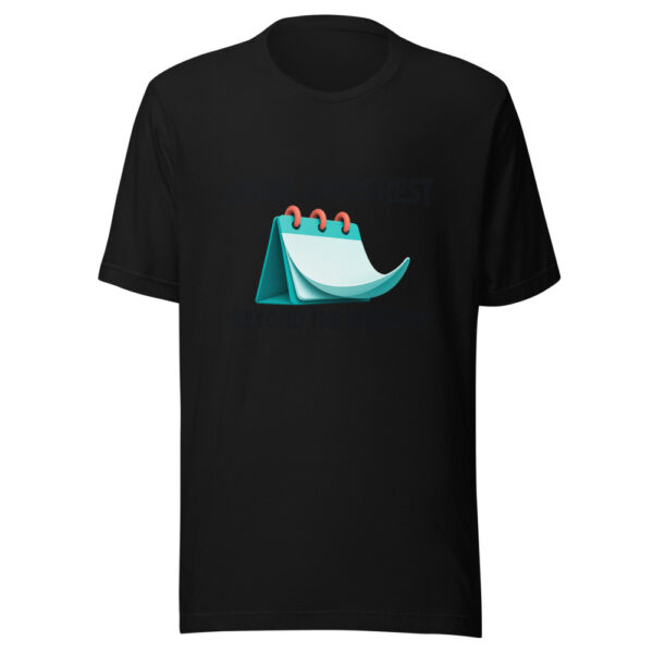 Jesus Gives Rest Beyond The Weekend Graphic Tee mockup 4 Jesus Gives Rest Beyond The Weekend Graphic Tee mockup 4