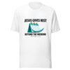 Jesus Gives Rest Beyond The Weekend Graphic Tee mockup 5 Jesus Gives Rest Beyond The Weekend Graphic Tee mockup 5