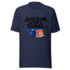 Jesus Leads With A Towel Graphic Tee mockup 6 Jesus Leads With A Towel Graphic Tee mockup 6