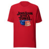 Jesus Leads With A Towel Graphic Tee mockup 8 Jesus Leads With A Towel Graphic Tee mockup 8