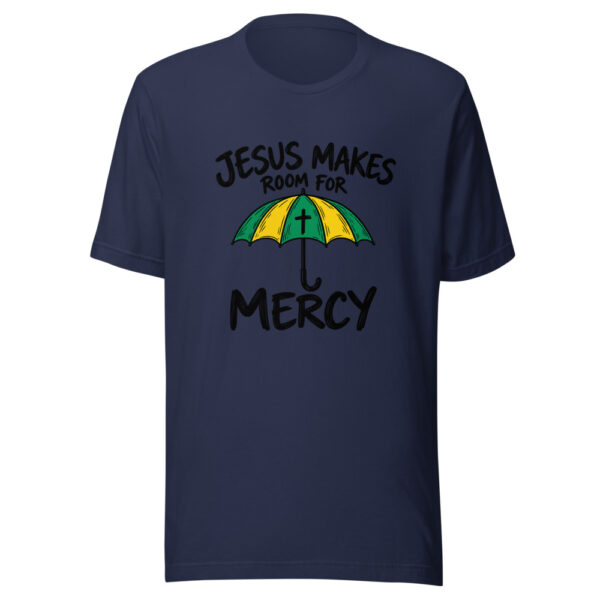 Jesus Makes Room For Mercy Graphic Tee mockup 6 Jesus Makes Room For Mercy Graphic Tee mockup 6