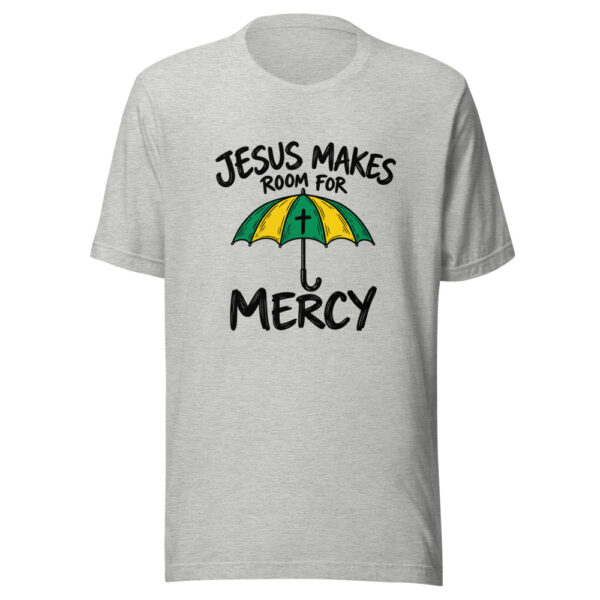 Jesus Makes Room For Mercy Graphic Tee mockup 7 Jesus Makes Room For Mercy Graphic Tee mockup 7