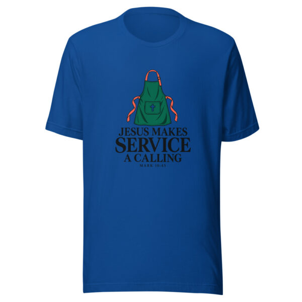 Jesus Makes Service A Calling Graphic Tee mockup 3 Jesus Makes Service A Calling Graphic Tee mockup 3