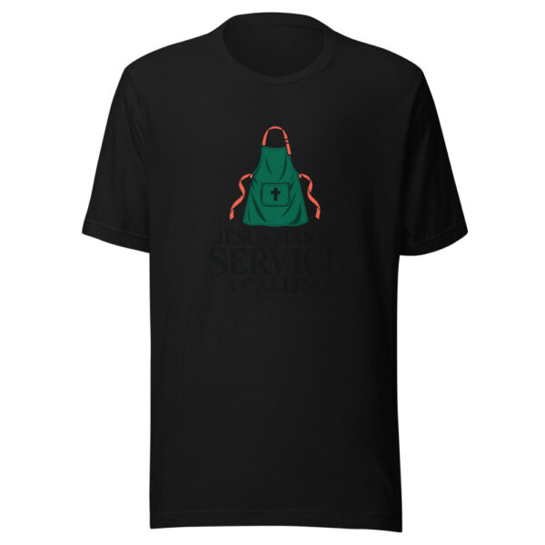 Jesus Makes Service A Calling Graphic Tee mockup 4 Jesus Makes Service A Calling Graphic Tee mockup 4