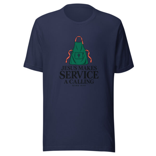 Jesus Makes Service A Calling Graphic Tee mockup 6 Jesus Makes Service A Calling Graphic Tee mockup 6