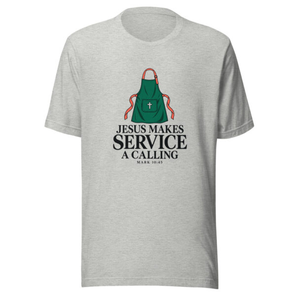 Jesus Makes Service A Calling Graphic Tee mockup 7 Jesus Makes Service A Calling Graphic Tee mockup 7