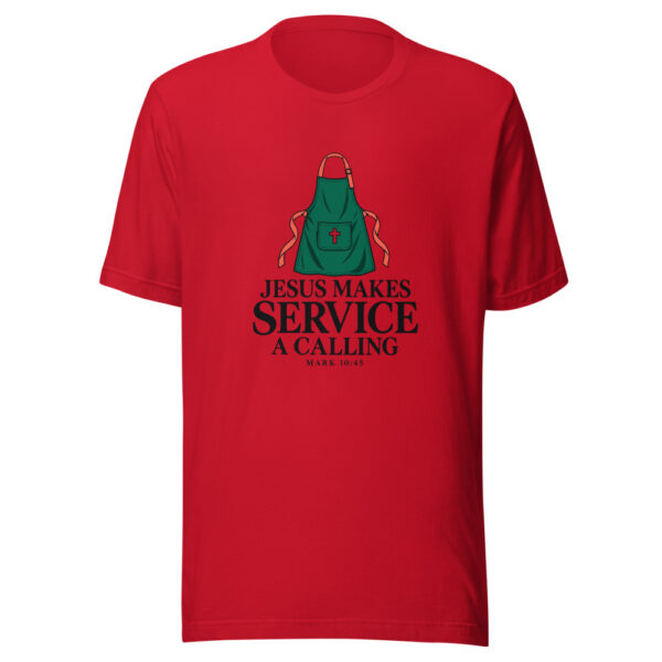 Jesus Makes Service A Calling Graphic Tee mockup 8 Jesus Makes Service A Calling Graphic Tee mockup 8