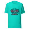 Jesus Makes Welcome A Way Of Life Graphic Tee front view