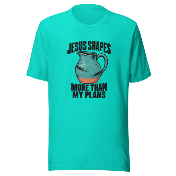 Jesus Shapes More Than My Plans Graphic Tee mockup 2