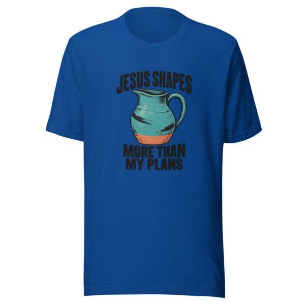 Jesus Shapes More Than My Plans Graphic Tee mockup 3