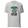 Jesus Shapes More Than My Plans Graphic Tee mockup 7
