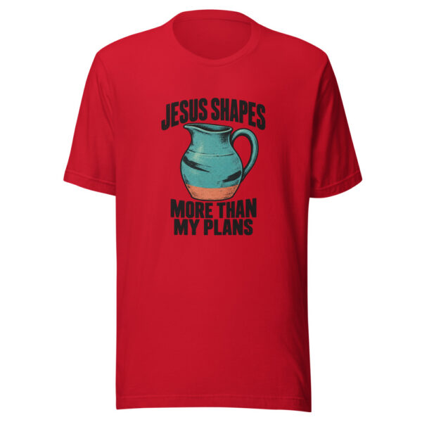 Jesus Shapes More Than My Plans Graphic Tee mockup 8