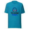 Jesus Teaches Me To Listen First Graphic Tee mockup 2