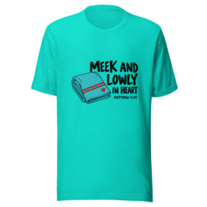 Meek And Lowly In Heart Graphic Tee front view