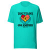 That Ye Love One Another Graphic Tee mockup 3
