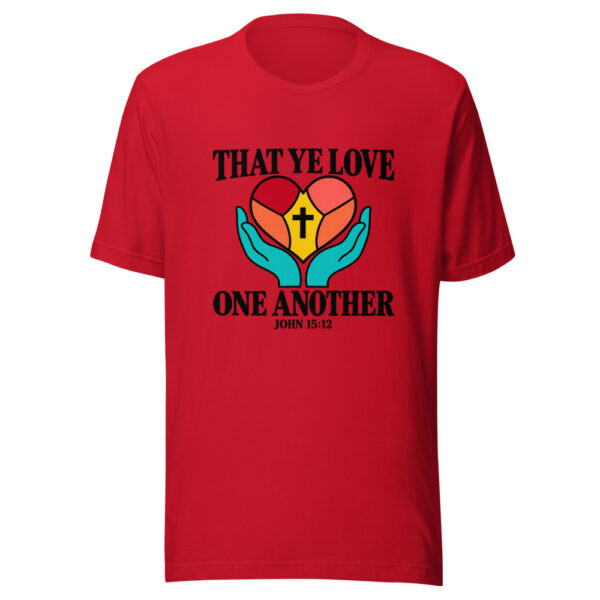 That Ye Love One Another Graphic Tee mockup 8